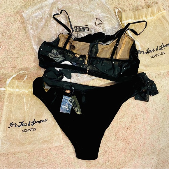 🍋FL&Ls🍋Lucky Dice Bow Bra&Panty Set-Large - Picture 15 of 16